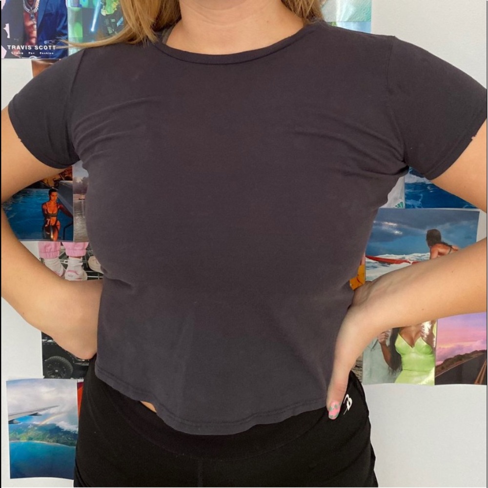 Brandy Melville gray t shirt